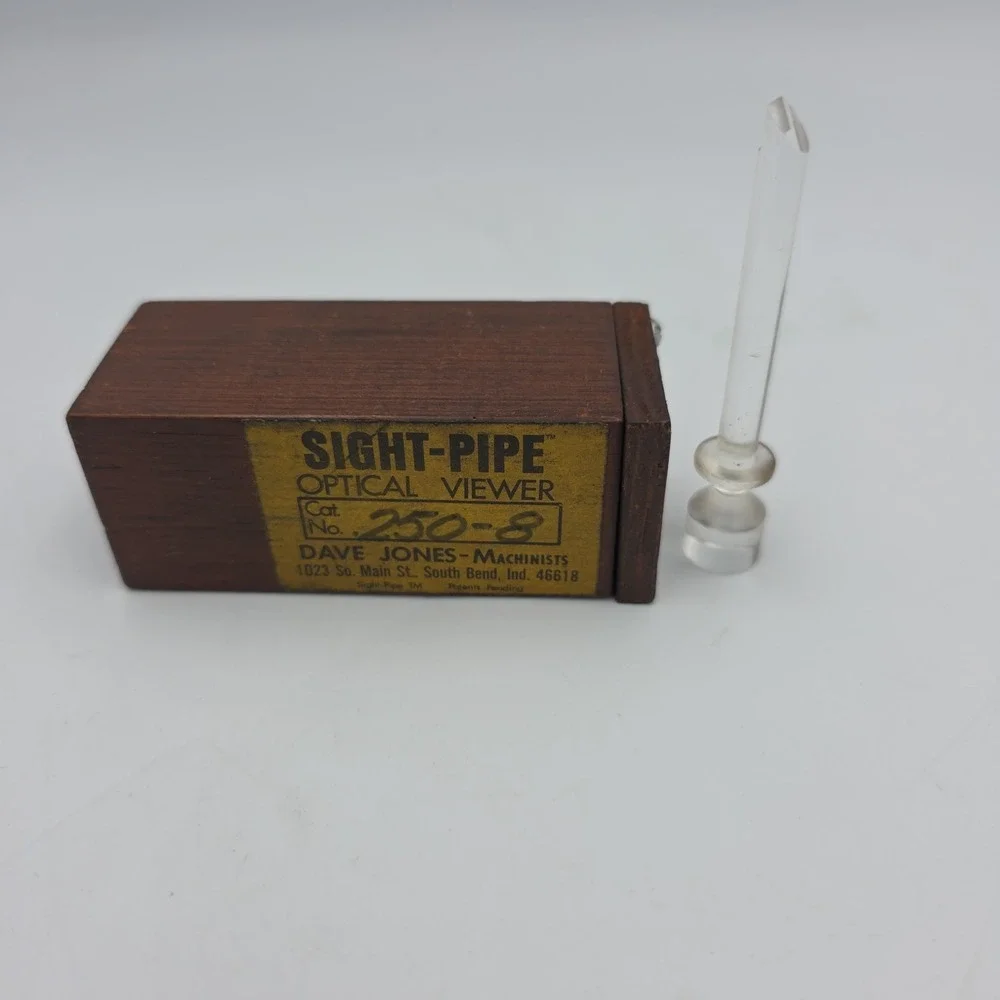 Dave Jones Machinists Sight Pipe Optical Viewer 250-8 RARE
